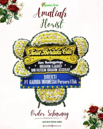 Papan Bunga Duka di Siandong