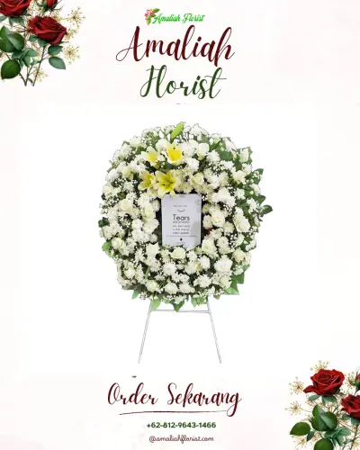 Krans Bunga Duka Cita di Siandong