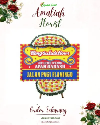 Bunga Papan Congratulation di Siandong